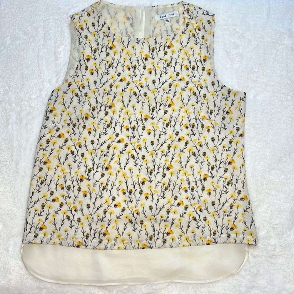 Rose & Olive Floral Tank‎ Top